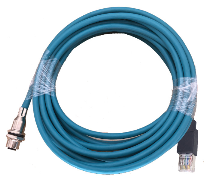 FLECONN RJ45 to M12 female panel-mount cable assemblies were designed for industrial control, factory automation, EtherCat and Profinet networks, sensor and actuator, test equipment, I/O connectivity and industrial Ethernet network applications.